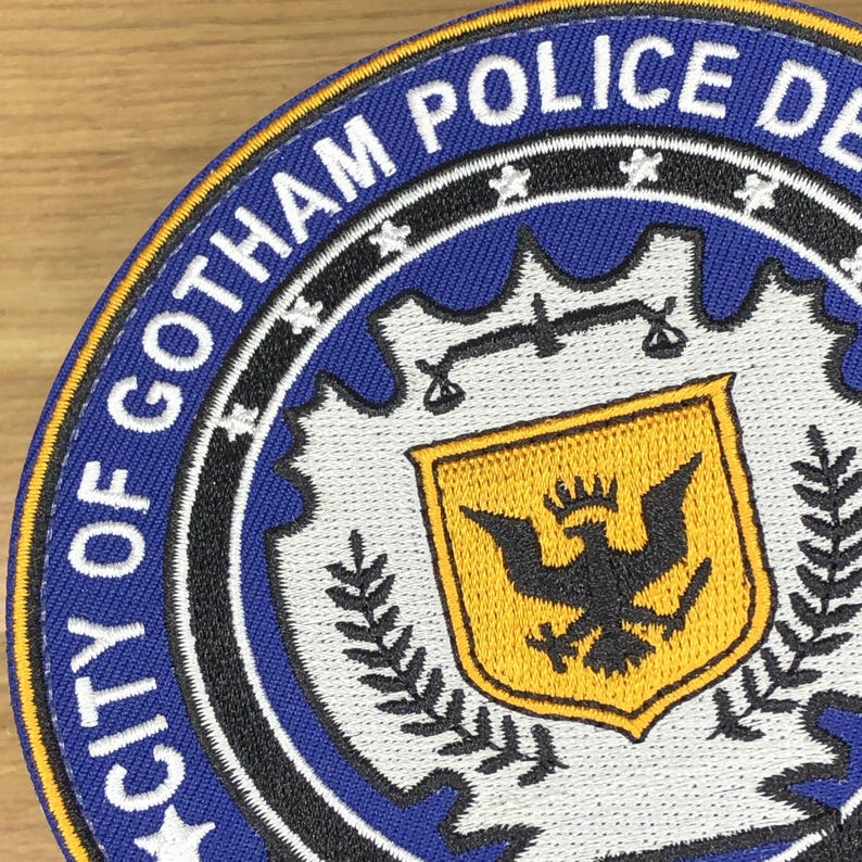 City of Gotham Police Department Cosplay Shoulder Patch Morale Movie ...