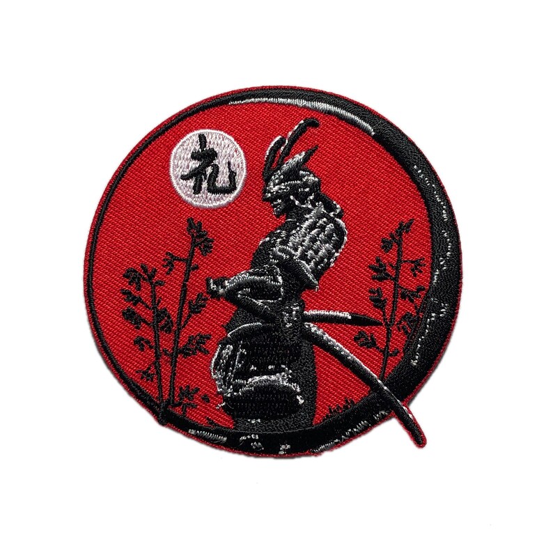 Rei Respect Patch - Samurai Kanji Bushido Morale Badge image 10