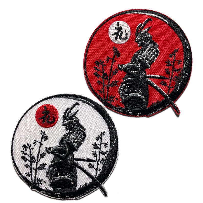 Rei Respect Patch - Samurai Kanji Bushido Morale Badge image 11