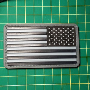 PVC Reverse Amerikaanse Vlag patch moreel VS badge gear vest tas Airsoft kogelgat Tactische Politie Ondersteuning BLM Divisie Amerikaanse vlag: