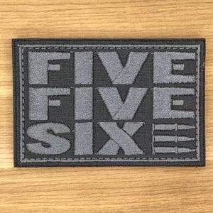 556 5.56 nato cartidge target shooting range bag army patch morale tactical uniform bag airsoft meme funny badge shooter crosshair bullet