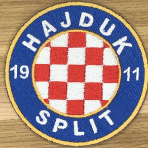 Hrvatska Croatian Soccer flag Patch Jugoslavija Nogometni savez Federation dres Jersey nasivak emblem badge nogomet sahovnica Vatreni HAJDUK Hajduk