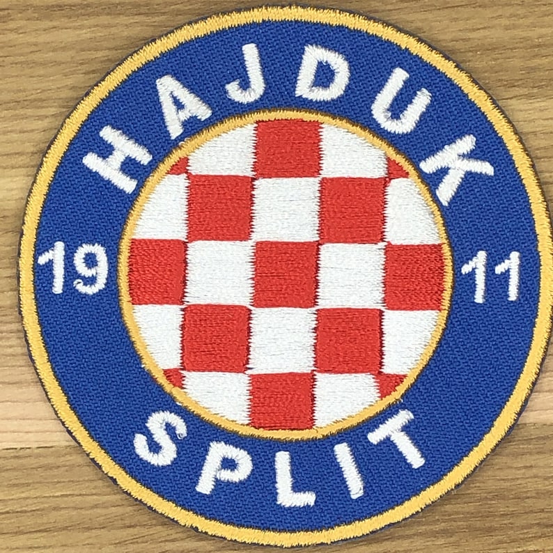 Hrvatska Croatian Soccer flag Patch Jugoslavija Nogometni savez Federation dres Jersey nasivak emblem badge nogomet sahovnica Vatreni HAJDUK Hajduk