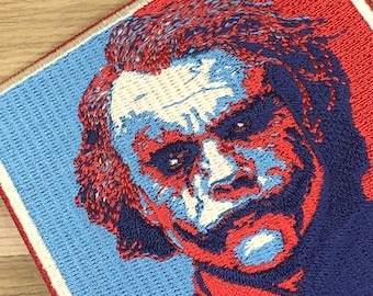 Why So Serious Patch - Dark embroidered Patch Morale Knight Badge