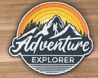 Adventure Campfire Patch - Camping Trail Mountain Morale,