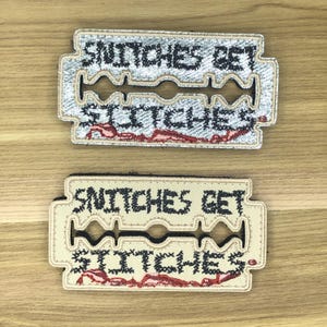 Parche "Los soplones reciben puntos", insignia de moral táctica