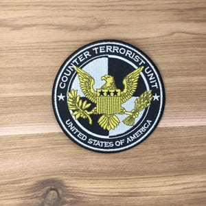 Counter terrorist unit prop patch movie cosplay halloween usn ctu usa united states america tactical military army airsoft game