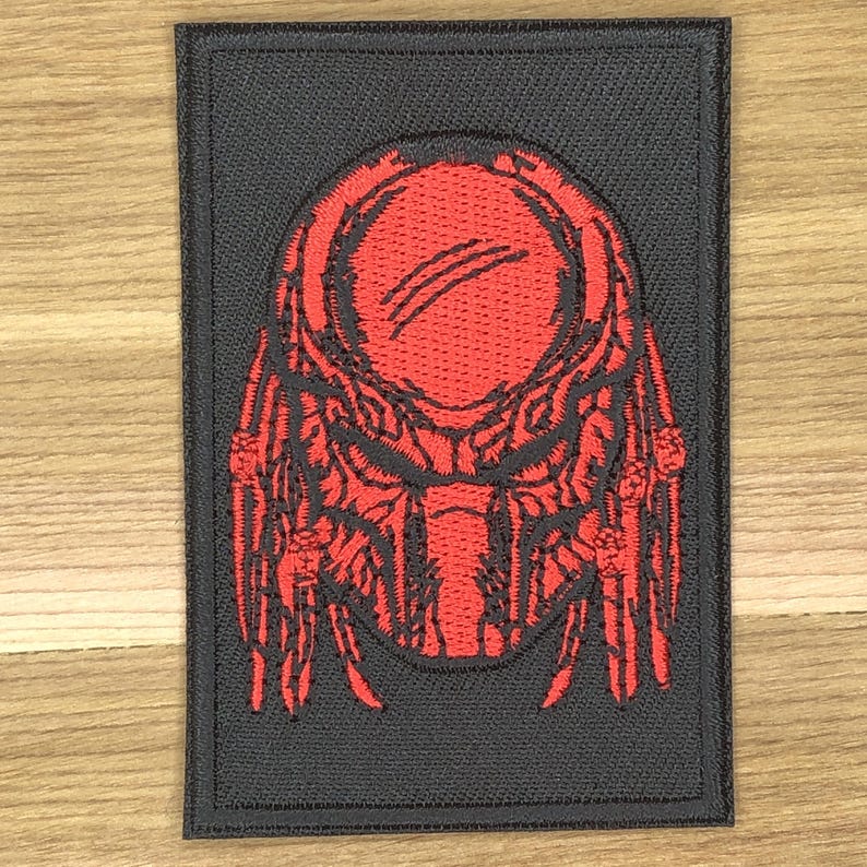 Predator Head Patch - Arnold Movie Morale Badge - Etsy