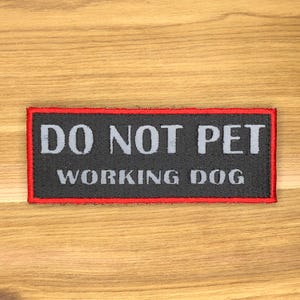 Do  Not  Pet dog  reflective  Tactical  Patch  Morale  Dog  Harness  Vest  Collar  gsd  canina  k9  k-9  embroidery  hook  loop