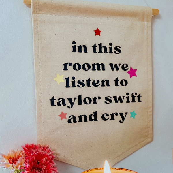 Wall Banner for Swifties | Cotton Canvas Banner | Perfect Gift | Valentine Gift