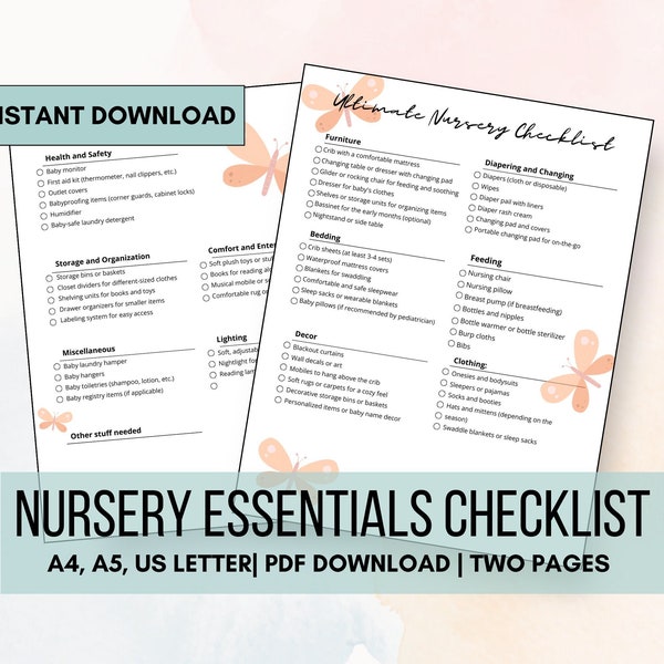 Nursery essential newborn room ideas new parent nursery guide must have baby gear downloadable baby list for new parents baby nursery safety