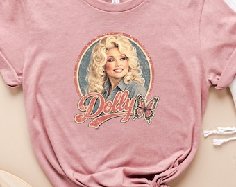 Dolly Parton Country Shirt, Music Lover Tee, Vintage Graphic T Shirt, Fan Gift, Dolly Parton Tshirt