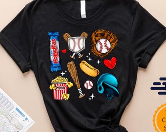 Baseball Game Day Shirt, Baseball Mom Raglan Shirt, Snacks Baseball Tee, Sports Raglan Shirt, Baseball Lover Gift, Baseball Lover Shirt