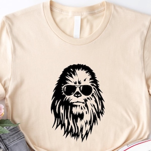 Bigfoot in Sunglasses Shirt, Chewbacca Shirt, Disney Star Wars Shirt, Chewie Shirt, Star Wars Lover Shirt, Galaxy's Edge Shirt,Star Wars Tee