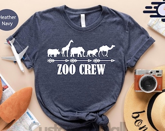Zoo Crew Shirt, Safari Animal Shirt, Zoo Family Shirt, Animal Lover Gift, Animal Keeper Shirt, Zoo Vibes Shirt, Zoo Trip Shirt, Zoo Gifts