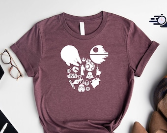 Star Wars Mickey Shirt, Mickey Mouse Star Wars Shirt, Disney Star Wars Shirt, Star Wars Gifts, Mickey Head Shirt, Disney Shirt, Disney Gifts