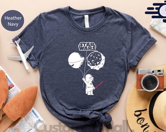 Disney Star Wars Balloon Shirt, Star Wars Shirts, Star Wars Gifts For Kids, Strom Trooper Shirt, Star Wars Planet Shirt,Disney Balloon Shirt
