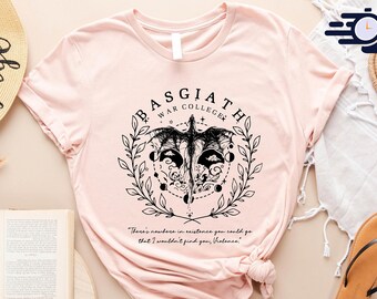 Basgiath War College Shirt, Fourth Wing Shirt, Dragon Rider Shirt, Fourth Wing Book Shirt, Dark Academia Shirt, Book Lover, Bookish Gifts