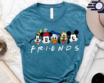 Disney Mickey And Friends Shirt, Disney Family Shirts, Disney Friends Shirt, Disney Characters, Disneyland Shirt, Pluto Shirt, Goofy Shirt