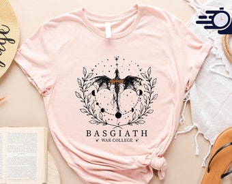 Basgiath War College Shirt, Basgiath Shirt, Fourth Wing Shirt, Dragon Rider Shirt, Iron Flame Shirt, Dark Academia Shirt, Violet Sorrengail