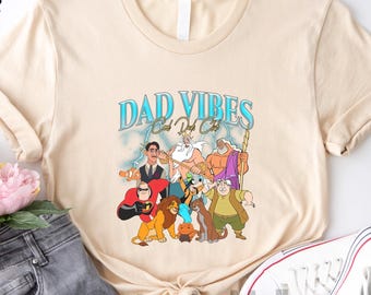 Disney Dad Vibes Shirt, King Triton Zeus Mufasa Sweatshirt, Mr Incredible Goofy T-Shirt, Cool Dad Club Shirt, Funny Fathers Day T-Shirt