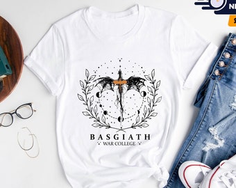 Basgiath War College Shirt, Fourth Wing Shirt, Dragon Rider Shirt, Wingleaders Riders, Iron Flame Shirt, Fantasy Book Shirt, Book Lover Gift