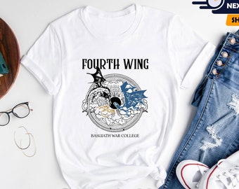 Fourth Wing Shirt, Basgiath War College Shirt, Fourth Wing Book Shirt, Dragon Rider Shirt, Basgiath Shirt, Bookish Sweatshirt,Basgiath Gifts