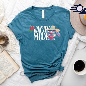 Stitch Vacay Mode Shirt, Lilo And Stitch Shirt, Disney Stitch Shirt, Disney Vacation Shirt,  Disneyland Shirt, Disney Shirts, Magic Kingdom