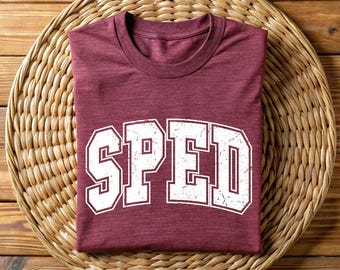 SPED Shirt, Special Education Teacher Tee, Back To School SPED T Shirt, Teacher Appreciation Gift, School Staff Shirt
