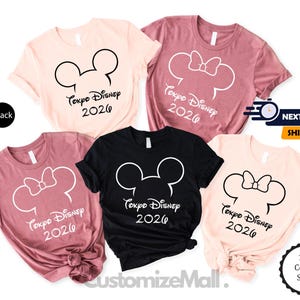 Tokyo Disney 2026 Shirt, Disney Trip 2026 Shirt, Disney Couples Shirt,Mickey Minnie Shirt,Couples Disney Valentine Shirt,Disney Family Shirt