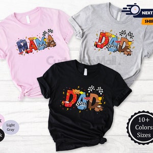 Cars Movie Family Shirt, Disney Cars Shirt, Cars Mama Shirt, Lightning Mcqueen Shirt, Cars Family Shirt,Cars Dad Shirt,Cars Theme Mens Shirt