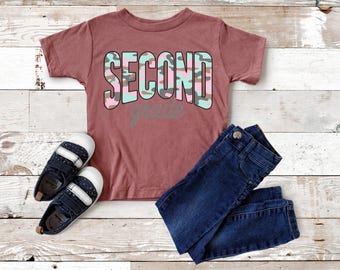 Second Grade Camo Shirt, 2nd Grade Girl Tee, First Day Of Second Grade Shirt, Back To School Kids T Shirt