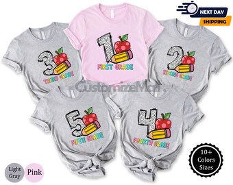 1st Grade Shirt Kids, First Grade Shirt For Girls, 1st Grade Teacher Shirt, First Grade Shirt, First Grade Team, First Day Of School Shirt