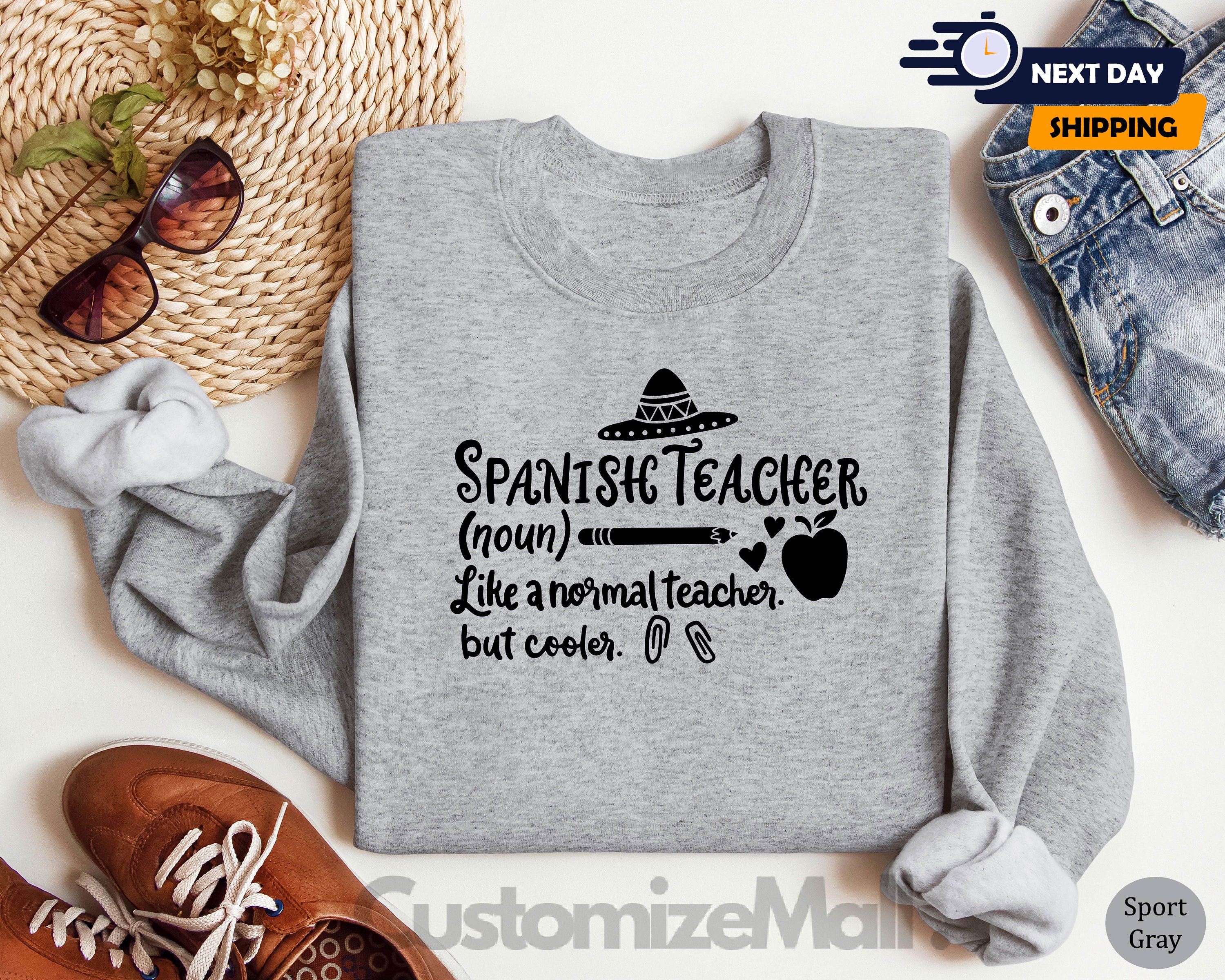 Spanish Teacher Shirt, Spanish Teacher Gift, Funny Teacher Shirt ...