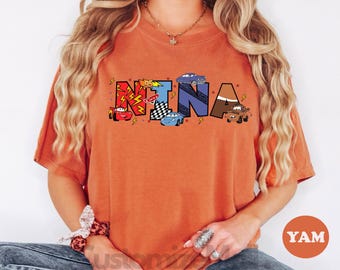 Disney Cars Shirt, Pixar Lightening McQueen Shirt, Cars Sally Shirt, Disney Family Trip Shirt, Disneyland Vacation Shirt, Pixar Mater Shirt