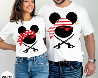Disney Pirate Shirt, Family Pirate Shirt, Mickey Pirate Shirt, Disney Cruise Pirate Shirt, Minnie Pirate Shirt, Couple Shir, Disney Shirt