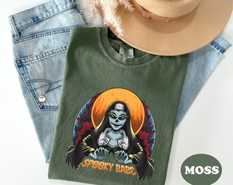 Spooky Babe Shirt, Spooky Vibes Shirt, Halloween Shirt, Halloween Party, Spooky Mama Shirt, Spooky Season Shirt, Spooky Shirt, Witch Shirt
