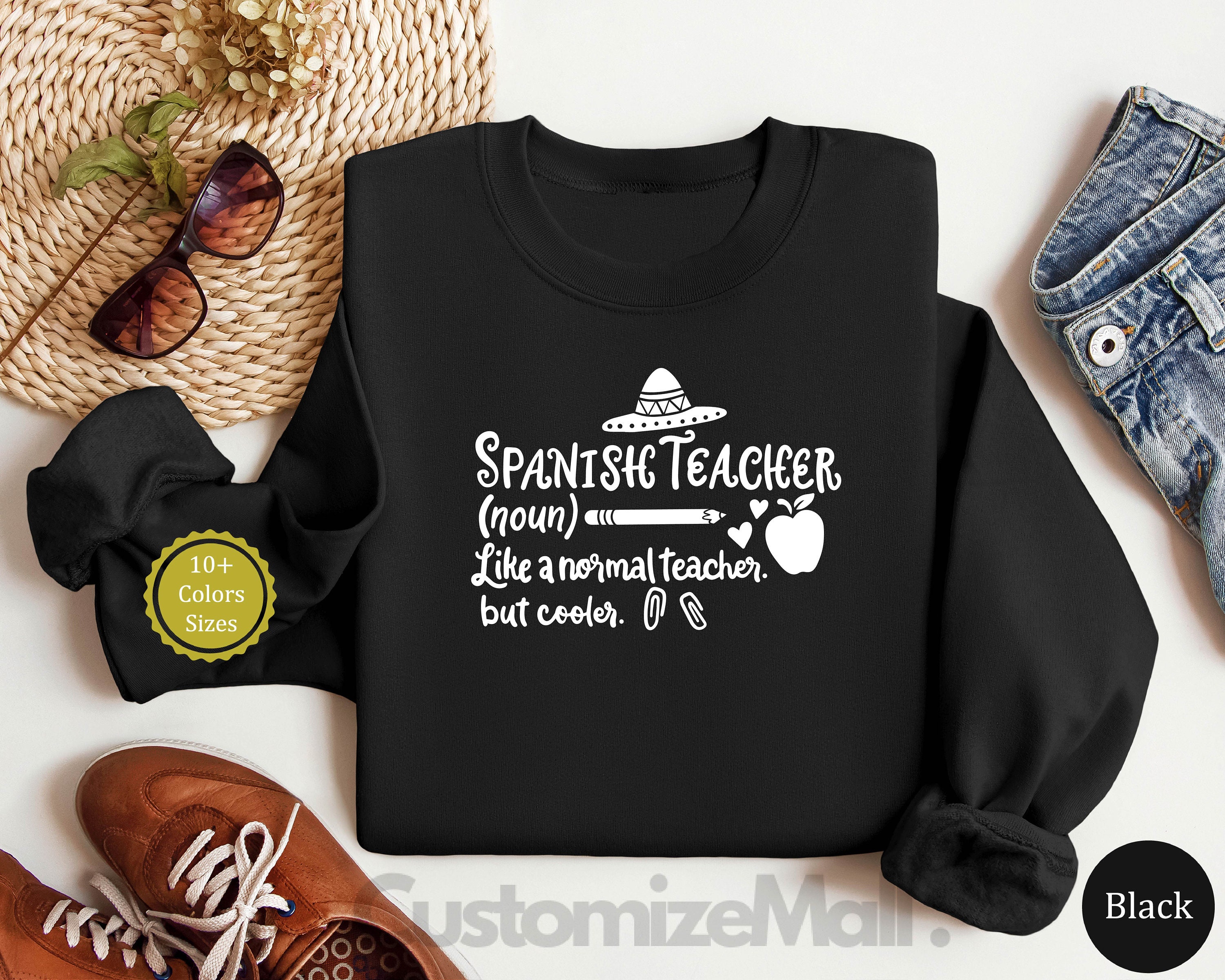 Spanish Teacher Shirt, Spanish Teacher Gift, Funny Teacher Shirt ...