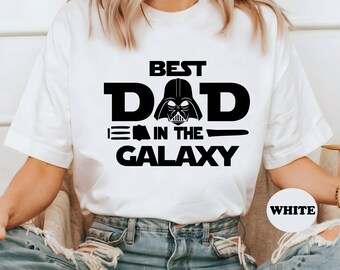 Comfort Colors® Best Dad In The Galaxy Shirt, Space Father Tee, Funny Daddy Gift, Sci-Fi Merch, Husband Birthday Long Sleeve, New Papa Gift