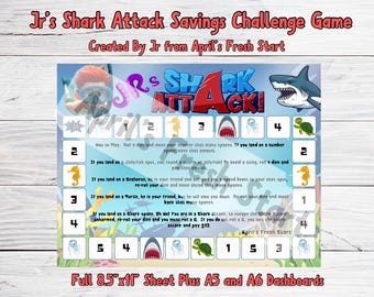 Jr’s Shark Attack Savings Challenge Game