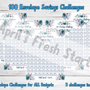 100 Briefumschlag-Spar-Challenges für ALLE Budgets