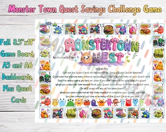 Monster Town Quest Savings Challenge Game