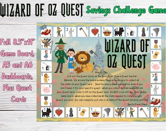 Wizard of Oz Quest Savings Challenge Game