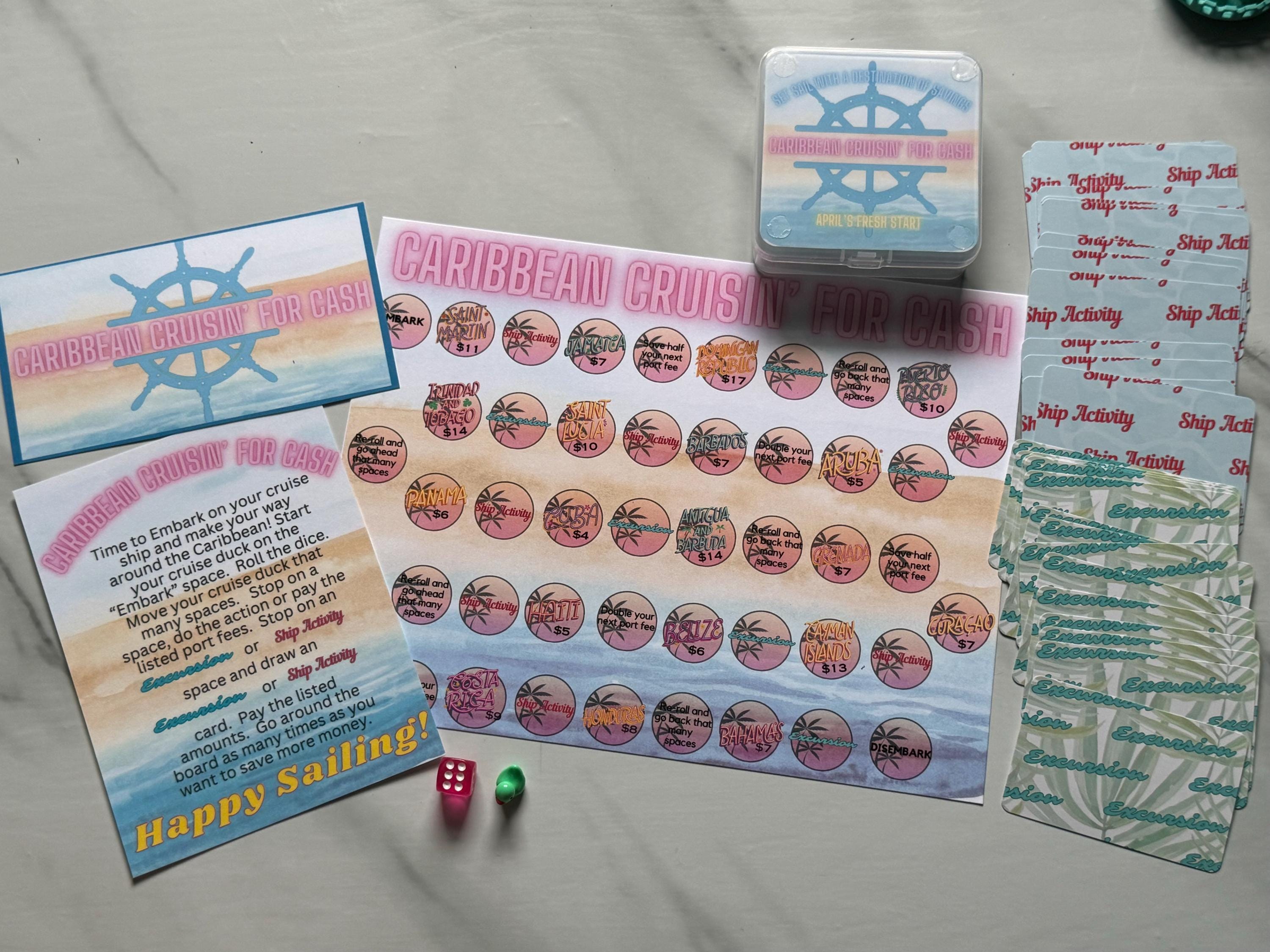 Caribbean Cruisin’ for Cash Savings Challenge Game