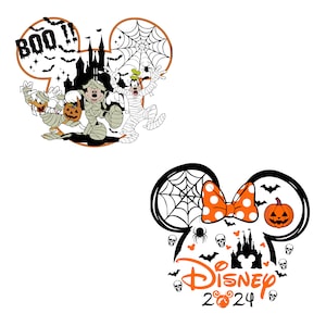 Retro Halloween PNG Bundle, Halloween Mouse And Friends, Halloween Shirt Design, Trick Or Treat Png, Spooky Season Png, Horror Halloween Png