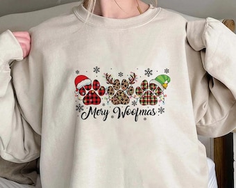 Dog mama PNG, dog christmas png, merry woofmas png, png for christmas, christmas svg png, christmas png design, dog lover png, dog mom png