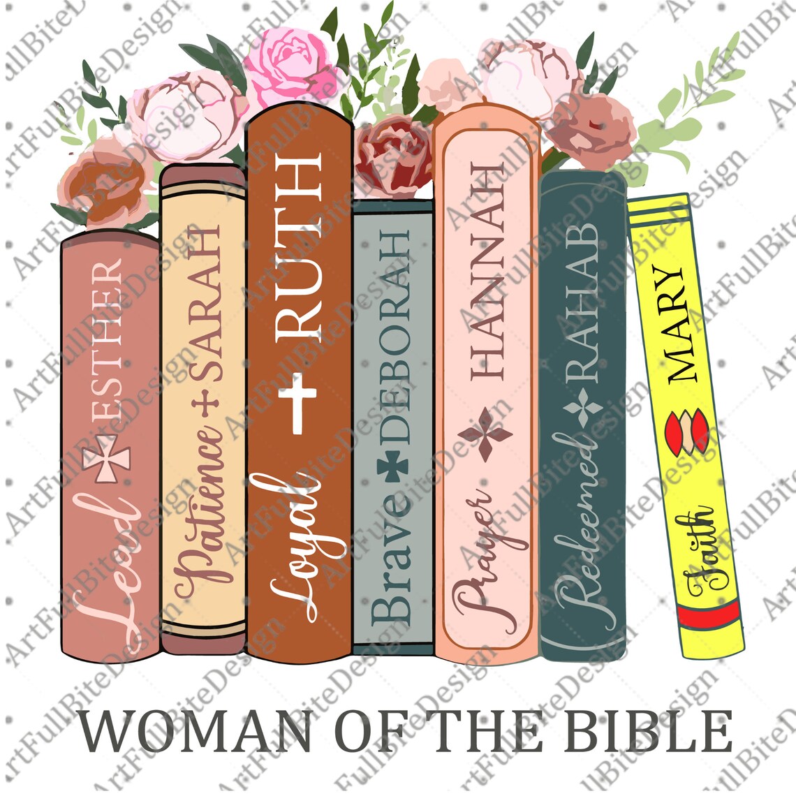 Women of the Bible Png Sublimation Design Download | Boho Women of the ...