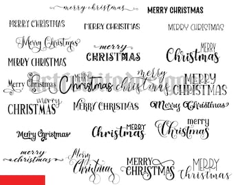 Christmas SVG, Merry Christmas SVG Bundle, Merry Christmas Saying Svg, Christmas Clip Art, Christmas Cut Files, Cricut, Silhouette Cut File