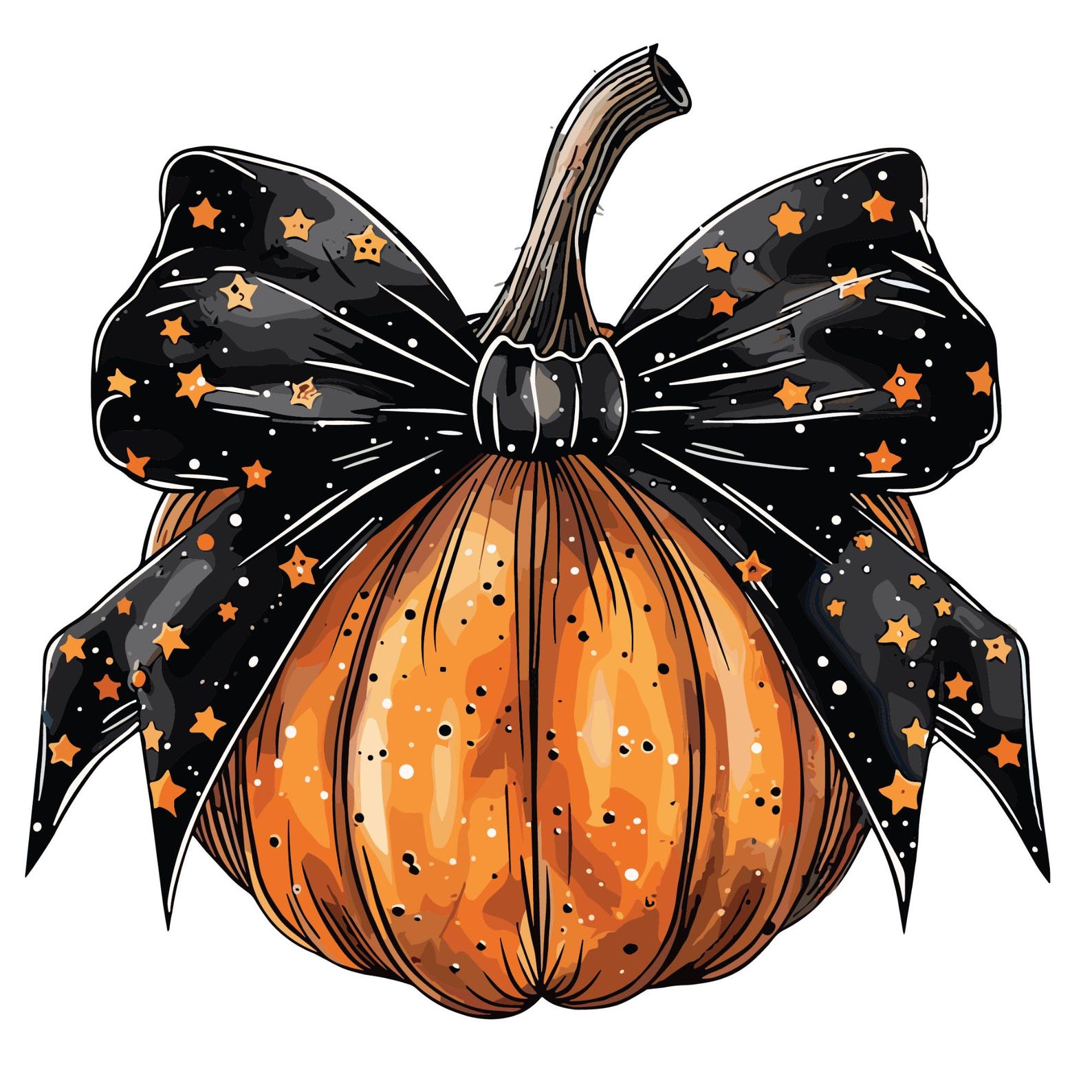 Retro Halloween Png, Coquette Stars Bow Png, Fall Png, Spooky Mama Png ...
