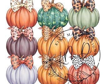 Retro Halloween Collage Kokette Tierdruck Bogen Spooky Mama Kürbis Designs T-Shirts Sublimation Trending Herbst Designs Digitaler Download